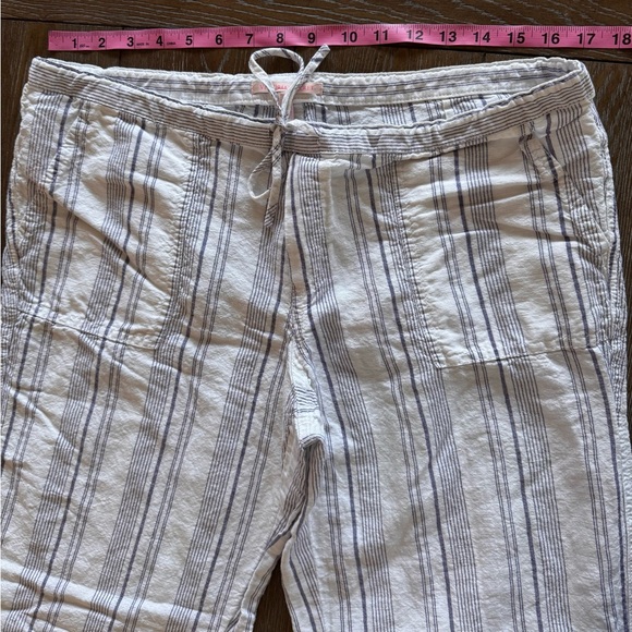 Victoria's Secret white and blue Striped Pants - Picture 5 of 15